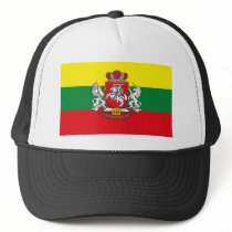Lithuania Flag w COA Hat