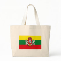 Lithuania Flag w COA Tote Bag
