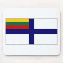 Lithuania Naval Ensign Flag Mouse Pads