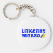 Litigation Wizard Key Chain