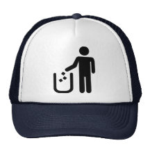 Litter waste garbage hats