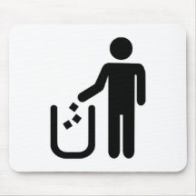 Litter waste garbage mousepad