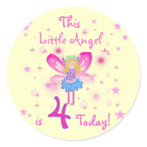 Little Angel 4th Birthday T-shirts and Gifts