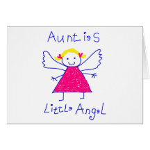 Little Angel de tante Cartes De Vœux