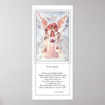 Little Angel w/Poetry Print
