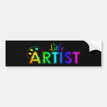 Little Artist Bumper Sticker