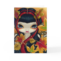 "Little Autumn Leaves" Greeting Card