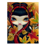 "Little Autumn Leaves" Postcard