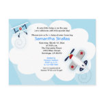 Little Aviator Airplane Baby Shower Post Card