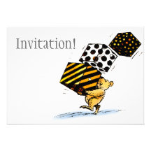 Little Baby Bear Personalized Invitation