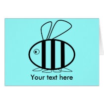 Little bee greeting cards