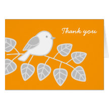 Little Bird Thank You Card