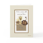 Little Birdie Told Me Template Greeting Cards