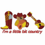 Little Bit Country Embroidered Polo Shirt