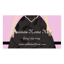 Little Black Dress Business Cards