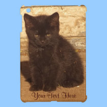 Little Black Kitten iPad Mini Case *Customize* ipad mini cases