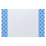 Little black stars on a light blue background. stationery design