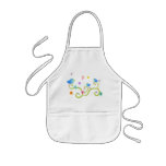 Little Blue Birdies Aprons