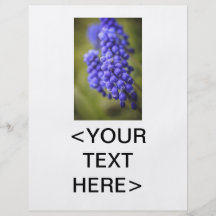 Little Blue Buds Custom Flyer