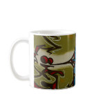 Little blue ghost graffiti mug