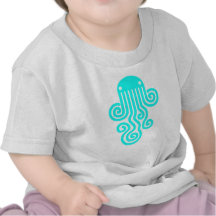 Little Blue Octopus Tshirt