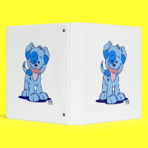 Little blue puppy Avery Binder