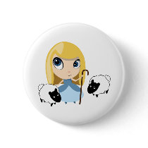 Little Bo Peep and her Sheep Pins