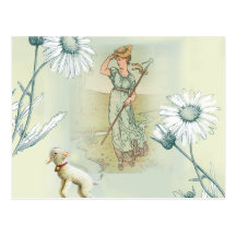 Little Bo Peep Post Card