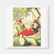 Little Bo Peep Refrigerator Magnet