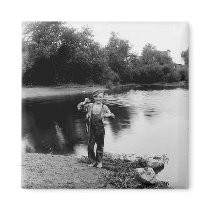 Little Boy Big Catch Magnet