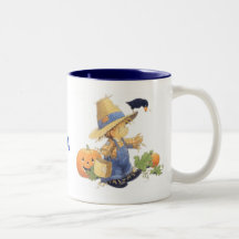 Little Boy Blue in the Pumpkin Patch Mug