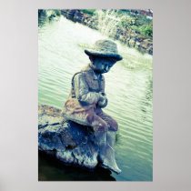 Little Boy Fishing Posters