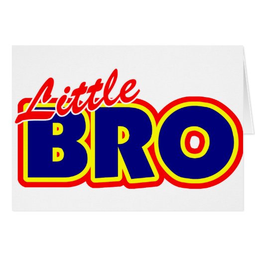 Little Bro Greeting Card