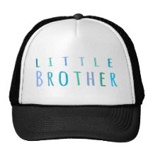 Little Brother in blue Mesh Hat