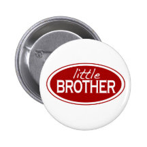 Little Brother (oval) Pinback Buttons