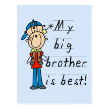 Little Brother T-shirts and Gifts Post Cards