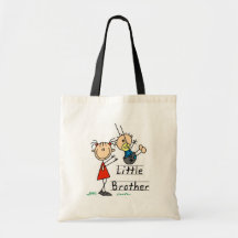 Little Brother with Big Sister Tshirts Bag