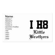 little brothers business card templates