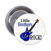 Little Brothers Rock! Button