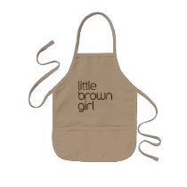 Little brown girl apron