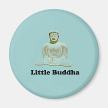 Little Buddha baby t-shirt Fridge Magnet