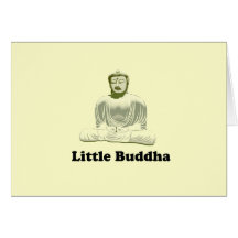 Little Buddha baby t-shirt Greeting Cards