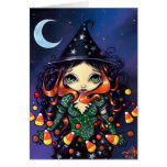 "Little Candy Witch" Greeting Card cards