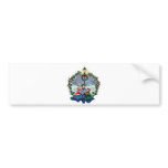 LITTLE CAROLERS & WREATH by SHARON SHARPE Bumper Stickers