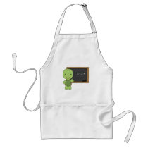 little chalkboard turtle apron