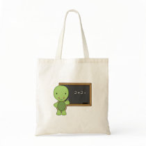 little chalkboard turtle bag