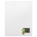 little chalkboard turtle customized letterhead