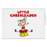 Little Cheerleader T-shirts and Gifts Greeting Cards