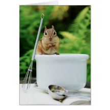 Little Chef Chipmunk Card