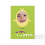 Little Chick Easter Customized card